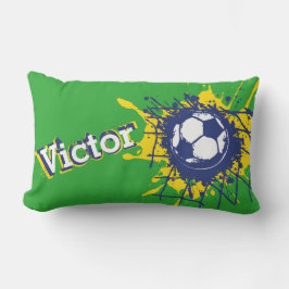 Soccer football net splinterjongens naam kussen