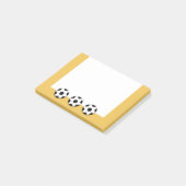 Soccer football PERSONALIZE Post-it® Notes (Schuin)