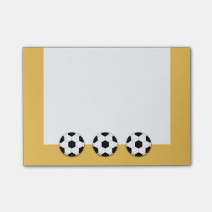 Soccer football PERSONALIZE Post-it® Notes
