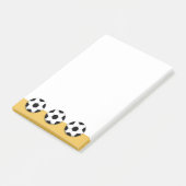 Soccer football PERSONALIZE Post-it® Notes (Schuin)