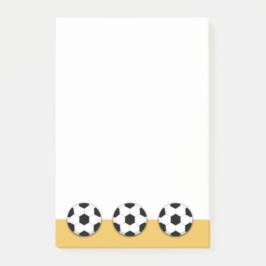 Soccer football PERSONALIZE Post-it® Notes (Voorkant)