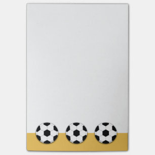 Soccer football PERSONALIZE Post-it® Notes