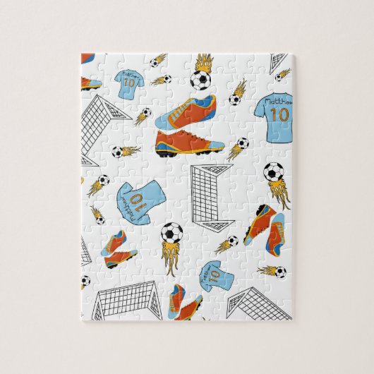 Soccer Football puzzle  Legpuzzel (Verticaal)