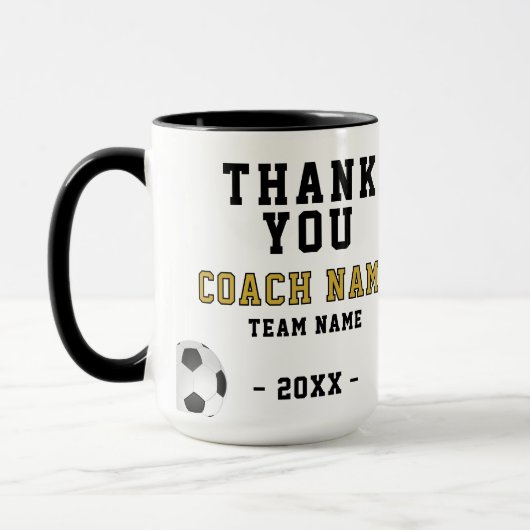 Soccer Football Sports Photo Thank you Coach  Mok (Links)