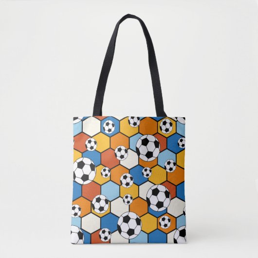 Soccer Football Tote Bag (Voorkant)