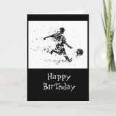 Soccer Fun Chocolate Birthday Cake Calories Kaart (Voorkant)