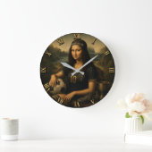 Soccer Funny Mona Lisa Grote Klok (Huis)