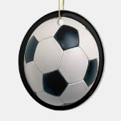 Soccer Futbol kerstversiering Keramisch Ornament (Links)