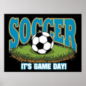 Soccer Game Day Poster (Voorkant)