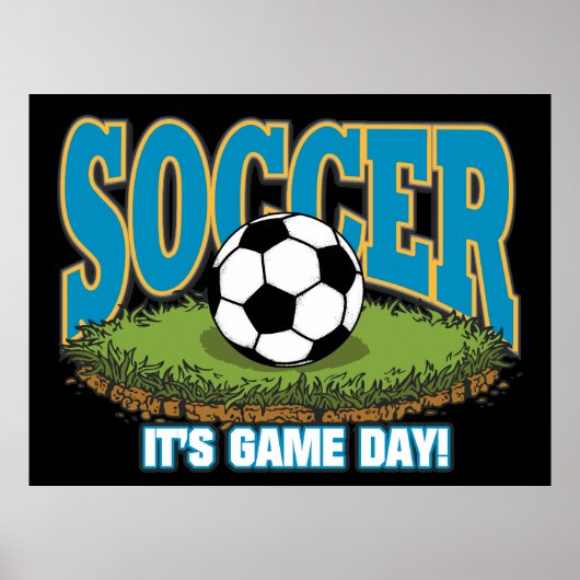 Soccer Game Day Poster (Voorkant)