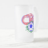 Soccer Game Selección Costa Rica Football Soccer Matglas Bierpul (Voorkant rechts)