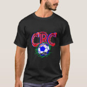 Soccer Game Selección Costa Rica Football Soccer T-shirt (Voorkant)