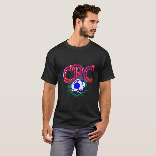 Soccer Game Selección Costa Rica Football Soccer T-shirt (Voorkant volledig)