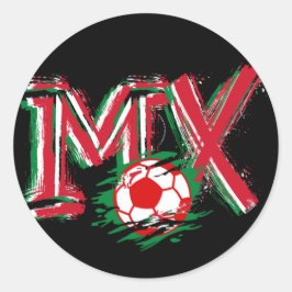 Soccer game Selección Mexicana Football Soccer Ronde Sticker