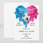 Soccer gender laat zien kaart (Voorkant / Achterkant)