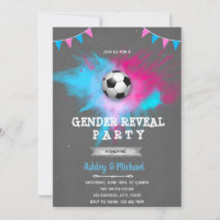 Soccer gender onthult uitnodiging