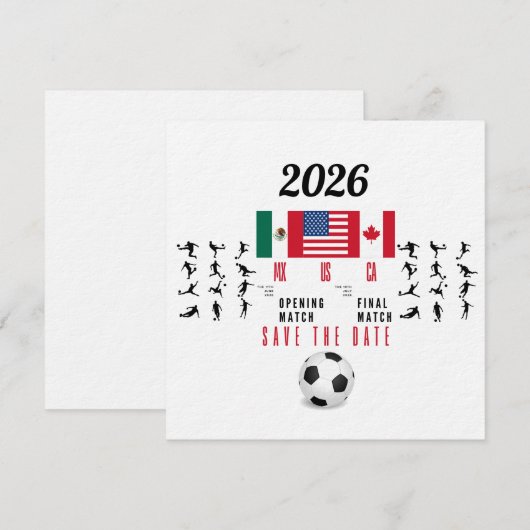 Soccer Gifts for Fans Kaart (Voorkant / Achterkant)