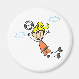 Soccer Girl haalt Magnet uit