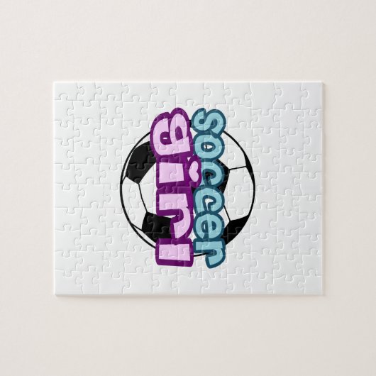 Soccer Girl Legpuzzel (Horizontaal)
