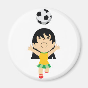 Soccer Girl Magneet