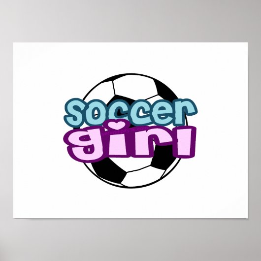 Soccer Girl Poster (Voorkant)