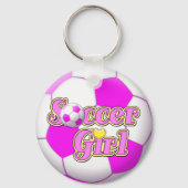 Soccer Girl Sleutelhanger (Voorkant)