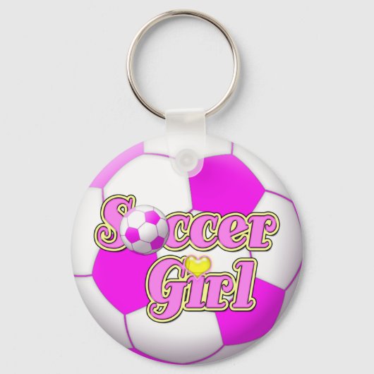 Soccer Girl Sleutelhanger (Voorkant)