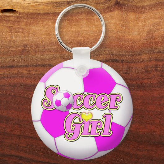 Soccer Girl Sleutelhanger (Voorkant)