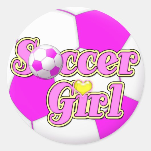Soccer Girl Stickers (Voorkant)