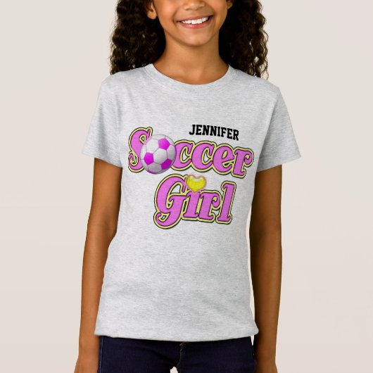 Soccer Girl T-shirt (Voorkant)