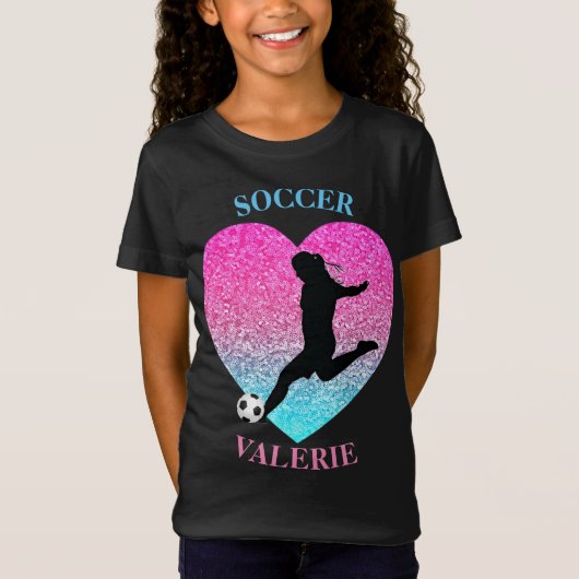 Soccer Girl T-Shirt (Voorkant)