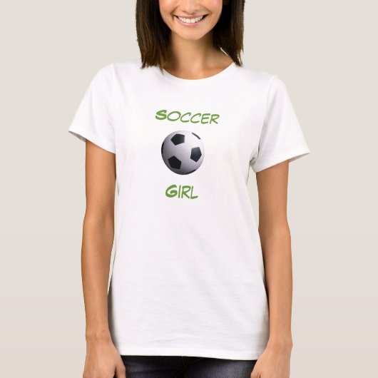 Soccer Girl T-Shirt (Voorkant)