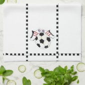 Soccer Girl Theedoek (Gevouwen)