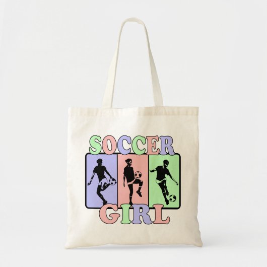 Soccer Girl Tote Bag (Voorkant)