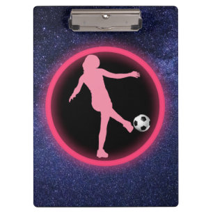 Soccer Girls Galaxy Klembord