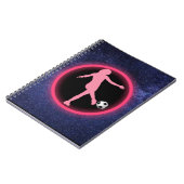 Soccer Girls Galaxy Notitieboek (Linkerzijde)