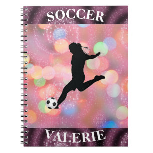 Soccer Girls Plum Sparkle Color Blast Notitieboek