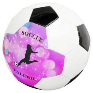 Soccer Girls Plum Sparkle Color Blast Voetbal