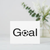 Soccer Goal Briefkaart (Staand voorkant)