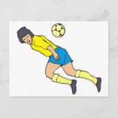 Soccer Goal Briefkaart (Voorkant)