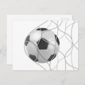 Soccer Goal briefkaart (Voorkant / Achterkant)