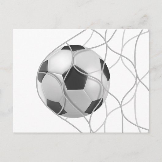 Soccer Goal briefkaart (Voorkant)