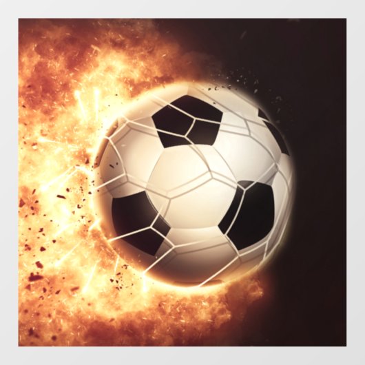 Soccer Goal Raamsticker (Vel)