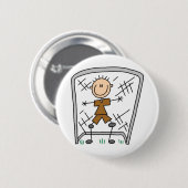 Soccer Goalie Button (Voorkant /achterkant)
