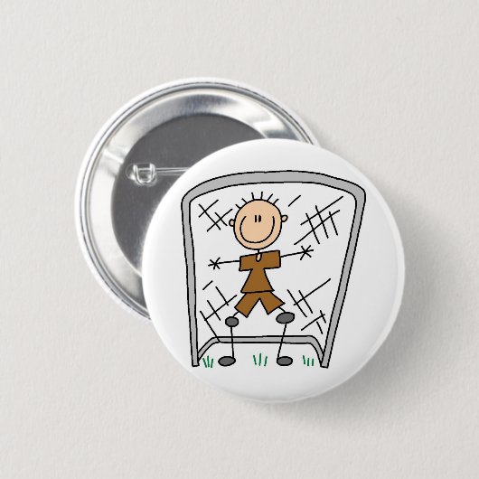 Soccer Goalie Button (Voorkant /achterkant)