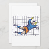 Soccer Goalie Kaart (Voorkant / Achterkant)