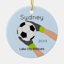 Soccer Goalie Keepomwille Ornament