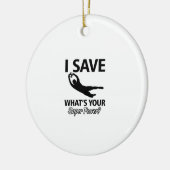Soccer Goalie Keramisch Ornament (Links)