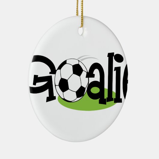 Soccer Goalie Keramisch Ornament (Rechts)