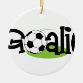 Soccer Goalie Keramisch Ornament (Voorkant)
